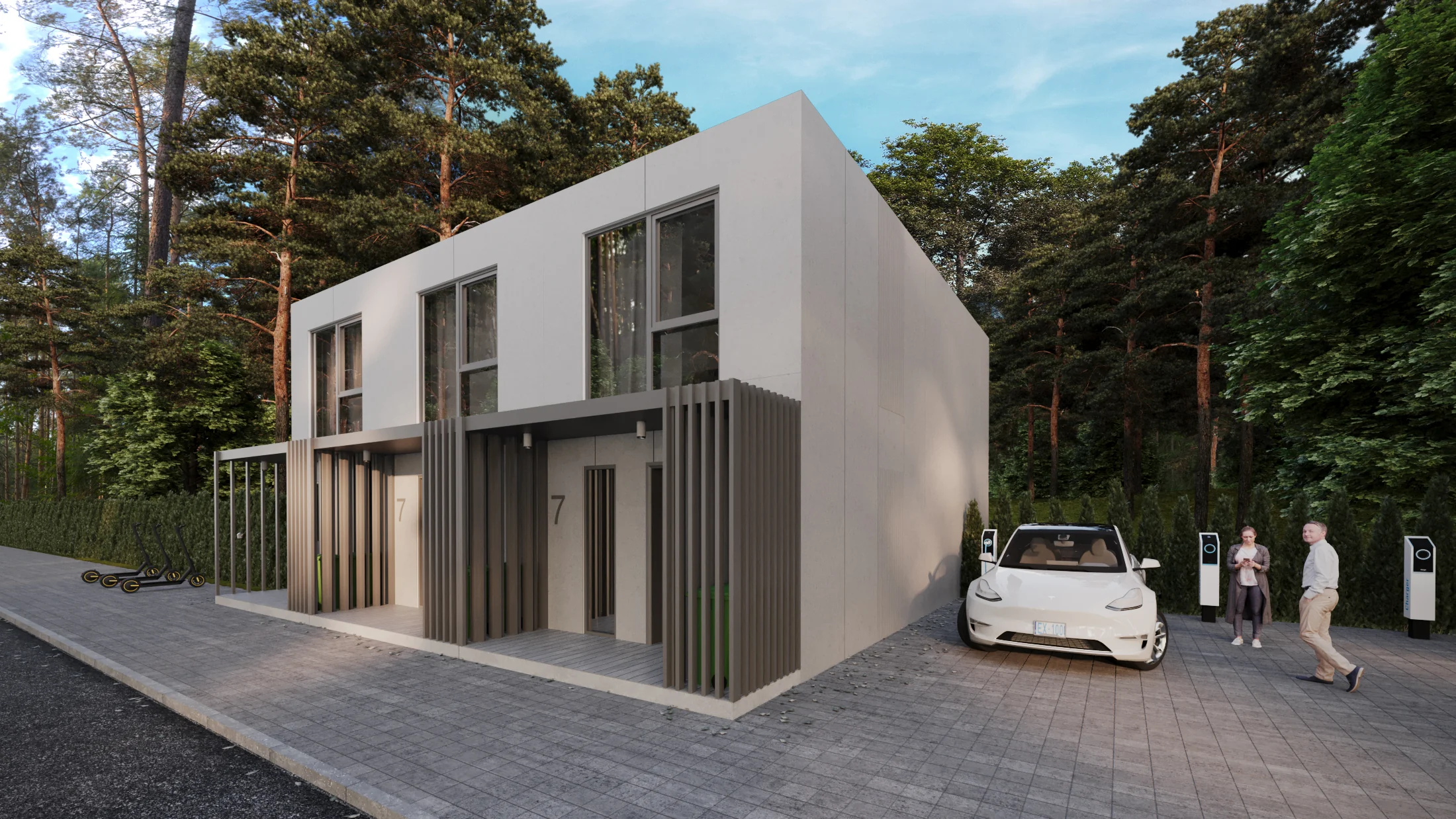 Kleverr TOWNHOUSE &mdash; 67 m&sup2; two-storey co-living and family format